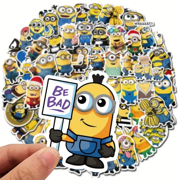 50pcs autocollants réfléchissants en vinyle de personnages de dessins animés - &   pour bagages, ordinateurs portables, skateboards & bouteilles d'eau,  , idéaux pour   | Faites Vos Achats Sur Temu Et   À Économiser | Temu