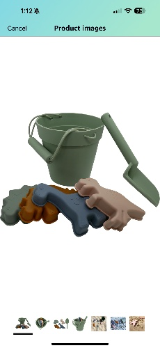 Silicone Beach Bucket and Mould Set Toys (Green Dino) Perfect for Gift and Summer for Kids : Amazon.com.au: Toys & Games