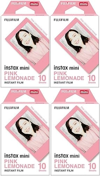 Mini Pink Lemonade Film, 10 Exposures (4 Boxes)