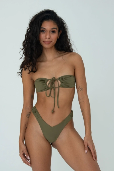IVY TOP (OLIVE) | Olive / S