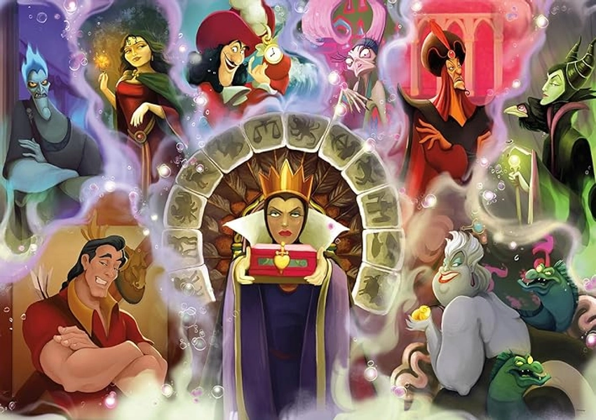 Buffalo Games - Silver Select - Disney - Disney: Villains - 500 Piece Jigsaw Puzzle for Adults -Challenging Puzzle Perfect for Game Nights - Finished Size is 21.25 x 15.00