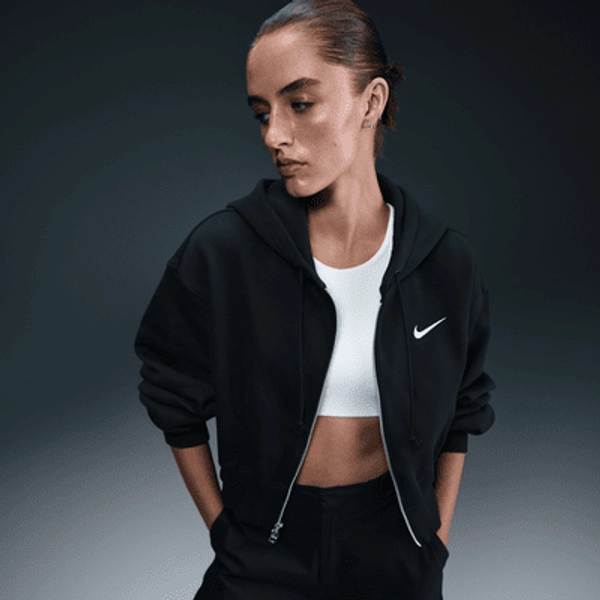 Nike Sportswear Phoenix Fleece Women's Loose Cropped Full-Zip Hoodie