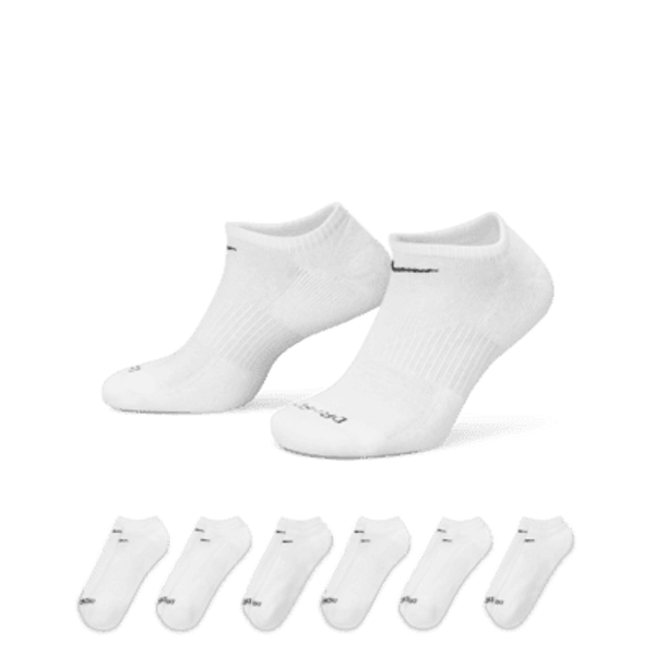 Nike Everyday Plus Cushioned Training No-Show Socks (6 Pairs)