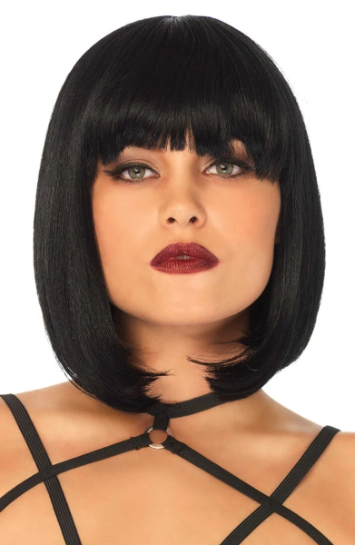 Short black bob wig | One Size