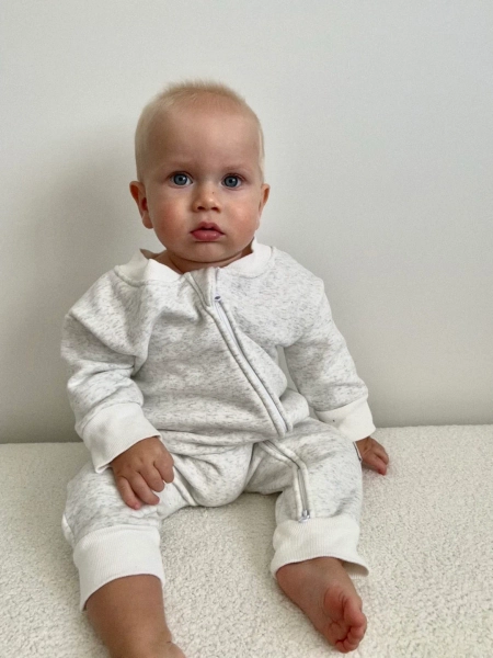 Koa Tracksuit Romper | 3 / Grey marl
