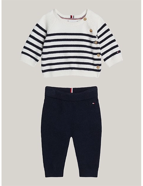Tommy Hilfiger Baby Nautical Stripe Sweater Set | David Jones