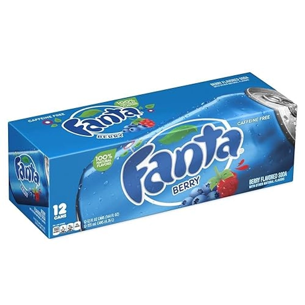 Fanta Berry / Beeren 12 x 355 ml inkl. DPG-Pfand - Früchtemischungen - 355 ml (12er Pack)