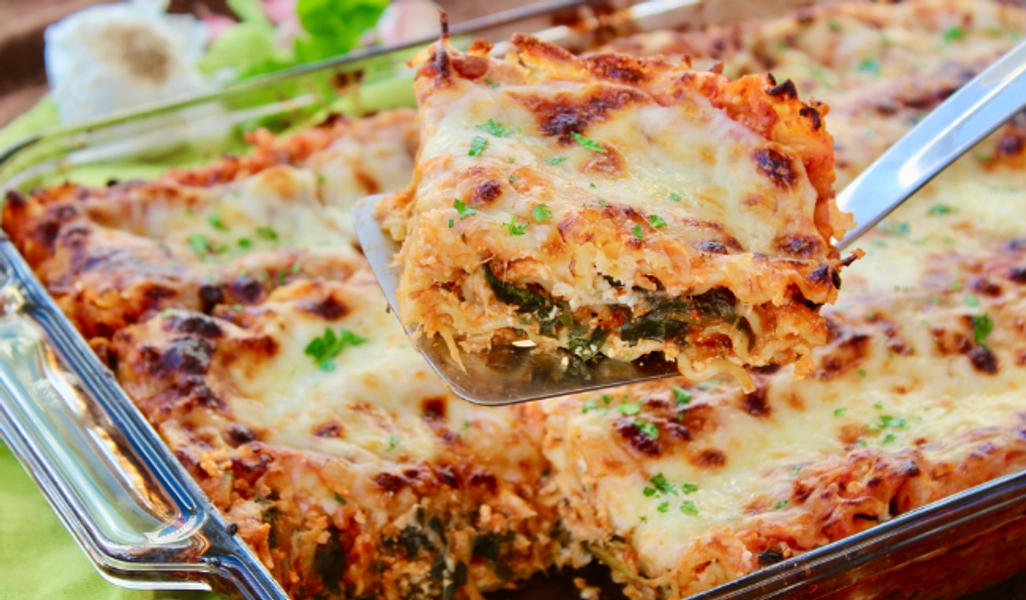 Zucchini Spinach Lasagna