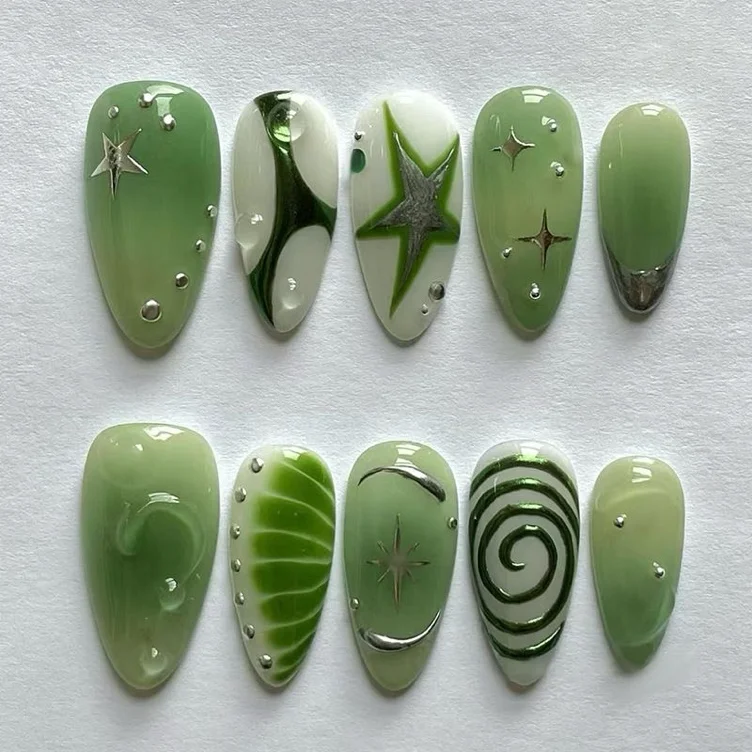 Ongle vert