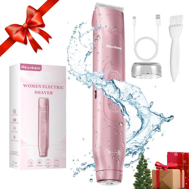 Akunbem Bikini Trimmer for Women, Electric Shaver and Razor Rechargeable - TikTok Shop