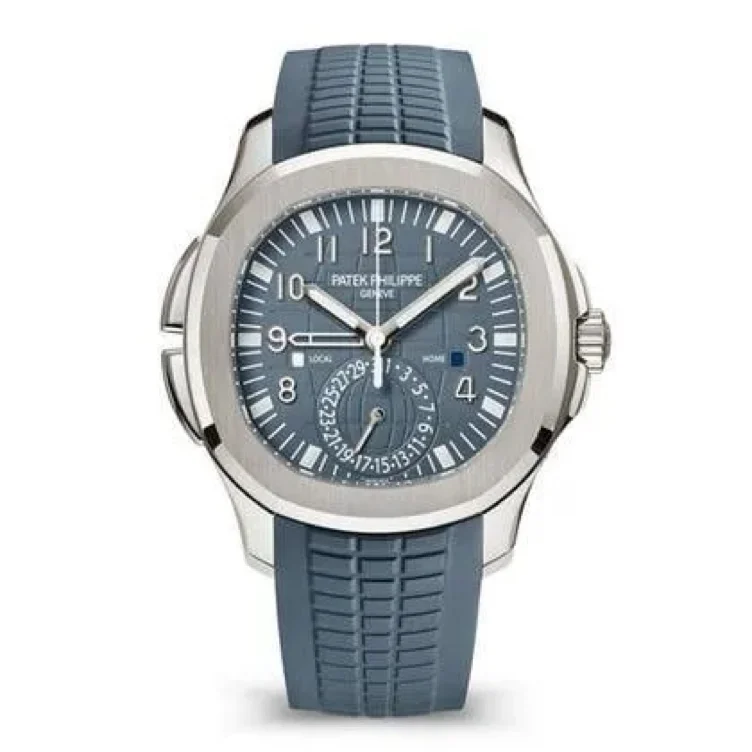 Patek Philippe Aquanaut 5164G-001 'Travel Time' White Gold Blue-Gray Dial (2024) | Default Title