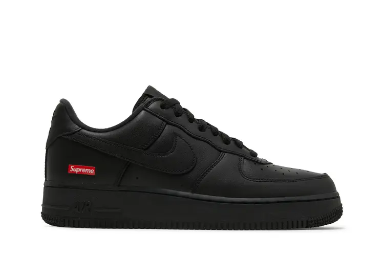 Buy Supreme x Air Force 1 Low 'Box Logo - Black "Used"