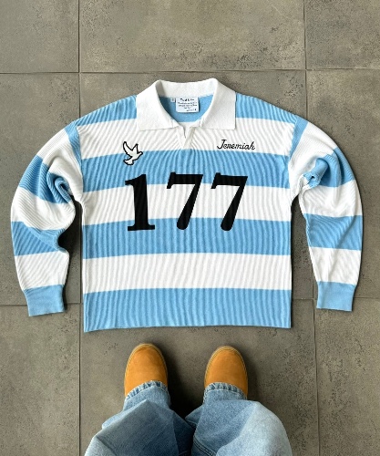 "Jeremiah 17:7" Knitted Rugby Jersey