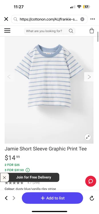 Jamie Short Sleeve Tee | Baby, Toddler & Kids Clothing | Cotton On Kids