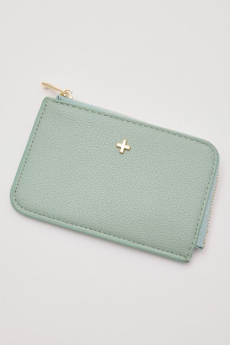 Peta + Jain Fitz Cardholder Sage Pebble/Gold | One Size