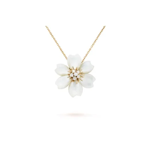 Rose de Noël clip pendant, small model