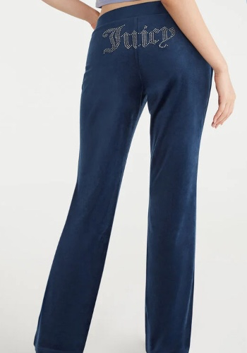 Juicy Couture Bling Velour Track Pants