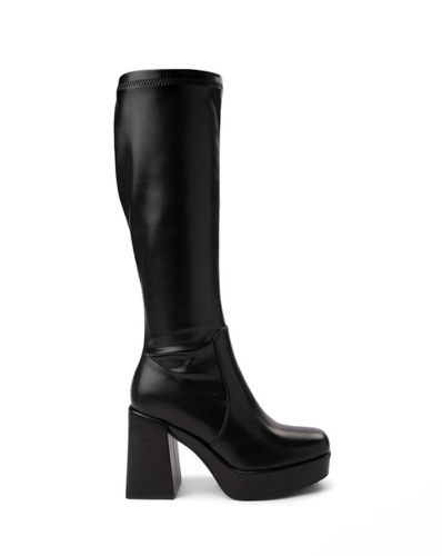 Womens MIA Everett Tall Heel Boot - Black