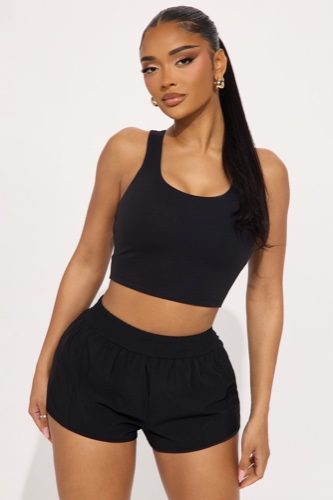 Last Serve Active Top - Black