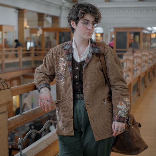 Fairy Ring Mushroom // The Botanist's Journal Jacket | Large (L)