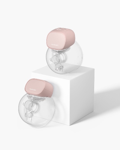 S9 Pro Wearable Breast Pump Upgraded - Long Battery Life | US / Double / Pink