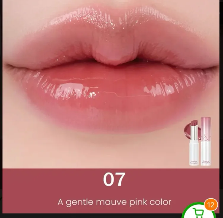 rom&nd Glasting Melting Balm, Glossy, Plumping Lips, Moisture, Translucent, Water Bomb, High Pigmented, 3.5g/0.12oz, Korean Makeup, K-beauty
