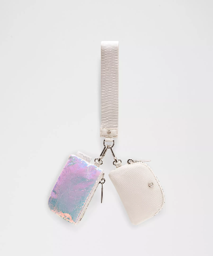 Dual Pouch Wristlet *Iridescent
