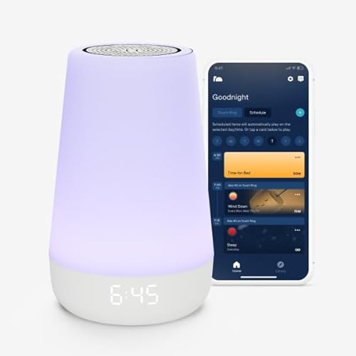 Hatch Rest Baby Sound Machine, Night Light | 2nd Gen | Sleep Trainer, Time-to-Rise Alarm Clock, White Noise Soother, Music & Stories for Nursery, Toddler & Kids Bedroom (Wi-Fi) - Wi fi