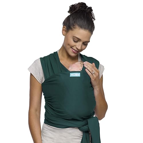 Moby Wrap Baby Carrier by Petunia Pickle Bottom | Classic | Baby Wrap Carrier for Newborns & Infants | #1 Baby Wrap | Keeps Baby Safe & Secure | Adjustable for All Body Types | - Pacific