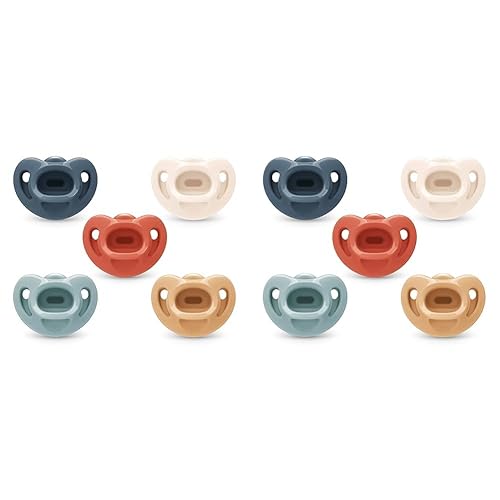 NUK Comfy Orthodontic Pacifiers 0-6 Months (5 Pack) + 6-18 Months (5 Pack)