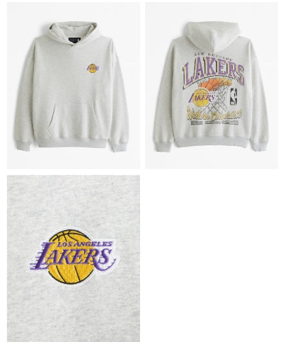 Los Angeles Lakers Graphic Popover Hoodie