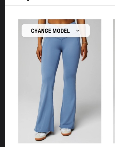 PureLuxe High-Waisted Crossover Flare