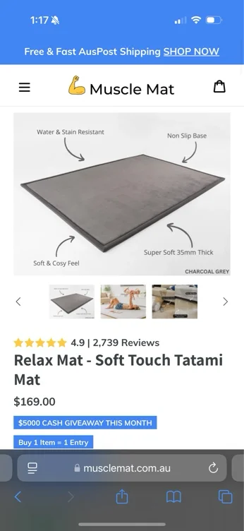 Muscle mat 