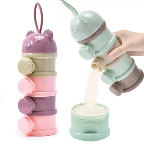 2 PCS 4 Layers Milk Powder Dispenser