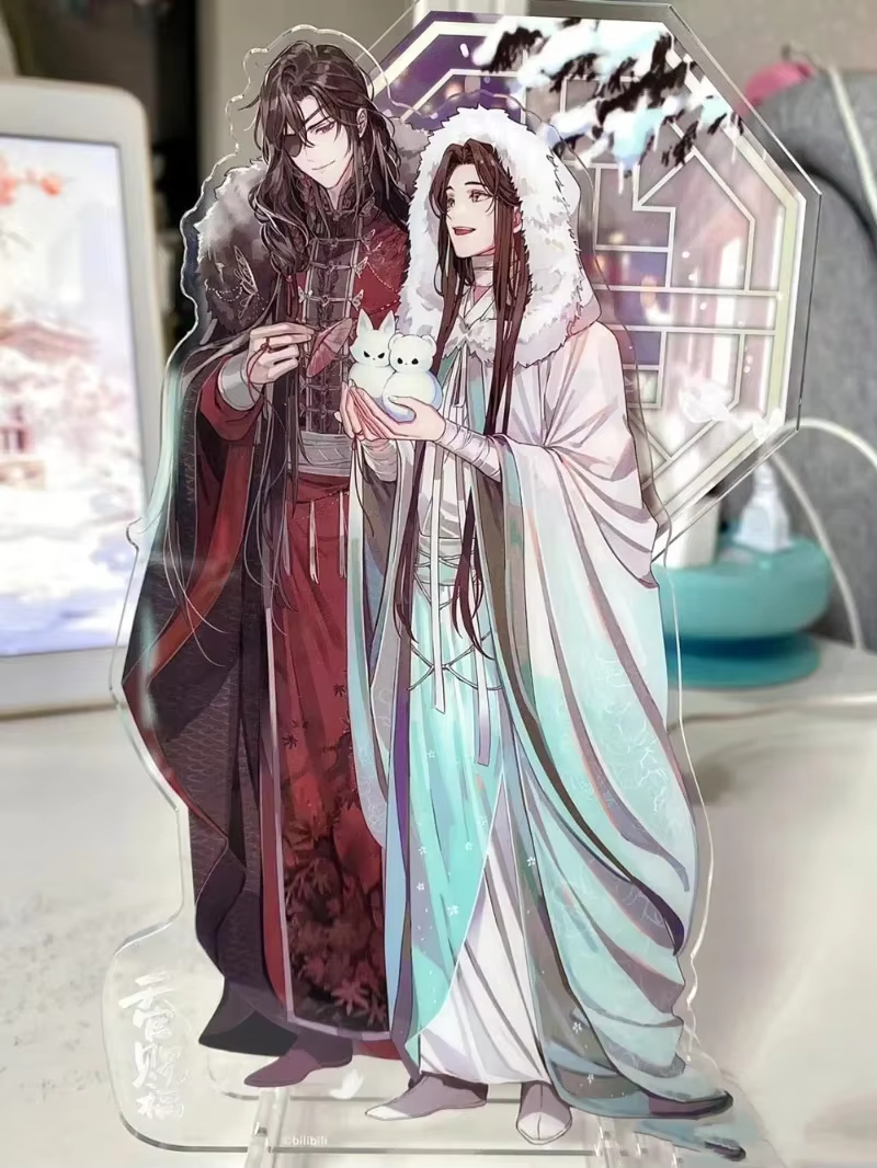 Tian Guan Ci Fu Figures Acrylic Stand Fashion Anime Action Figure Accessories Kids Toys Gift Heavenly God Blesses The People - AliExpress 200000532