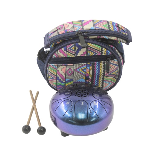 Blue Flash Metal Tongue Drum - 5" | Default Title