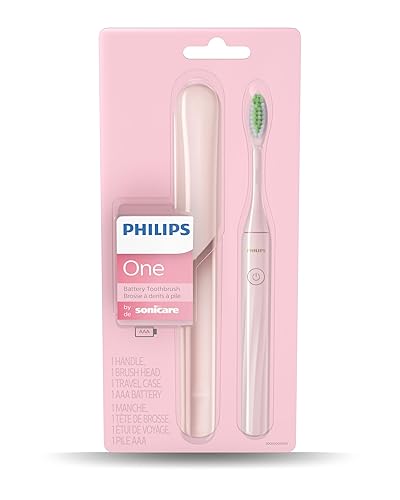Philips One by Sonicare Battery Toothbrush, Pink, HY1100/06 - Pink