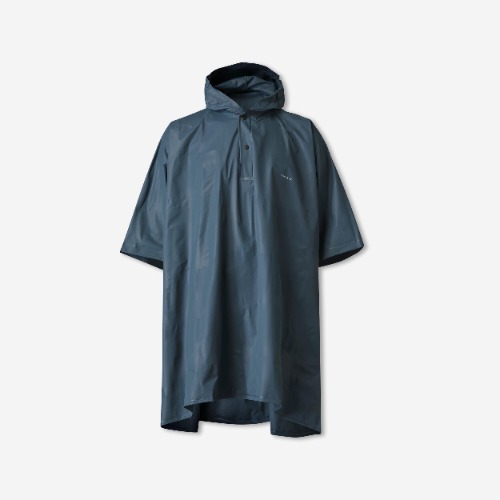 Poncho de pluie de randonnée - Forclaz MT 50 gris
