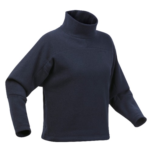 Manteau de randonnée en laine polaire femme –SH 100 X-Warm