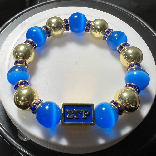 SGRho Blue and Gold Bracelet | Default Title