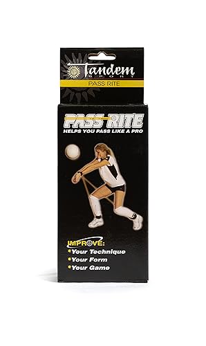 Tandem Sports Pass Rite - Volleyball Passing Training Equipment - Volleyball Passing Training Gear for Limiting Excessive Arm Movement - Volleyball Bump Technique Training Aid for Beginners