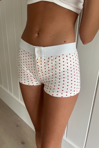 Boy Short Heart Underwear | XS/S