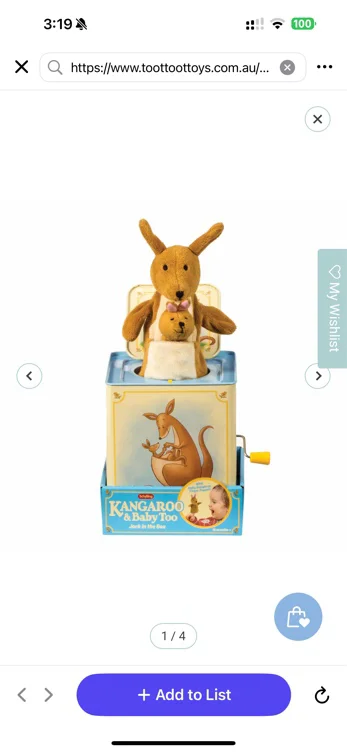 Schylling - Kangaroo Jack in the Box