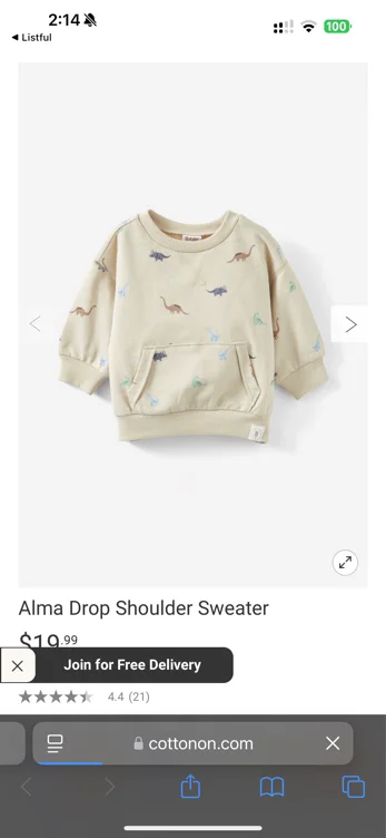 Alma Drop Shoulder Sweater