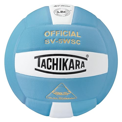 Tachikara Sensi-Tec Composite Volleyball - Powder Blue/White