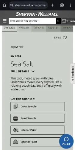 Sea Salt SW 6204 | Green Paint Colors | Sherwin-Williams