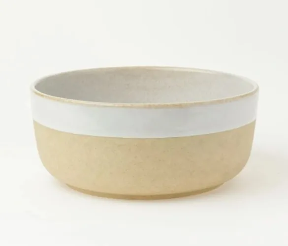 Australian House & Garden Esperance Wiped Edge Deep Bowl in White/Sand | MYER