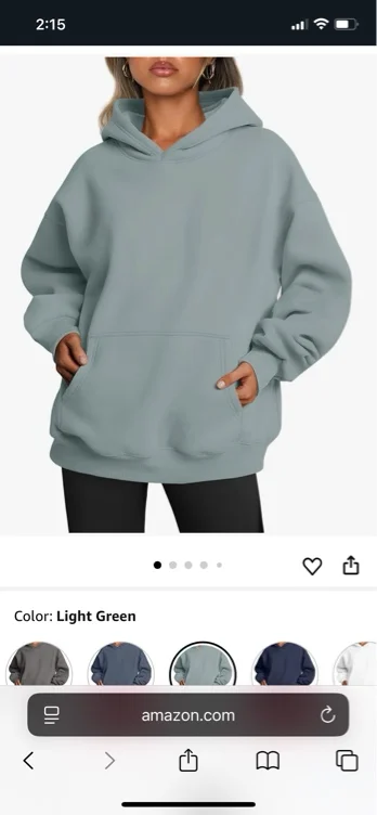 Trendy Queen Womens Oversized Hoodies Fleece Sweatshirts Fall Fashion 2025 Pullover Sweaters Winter Clothes - Black - Small