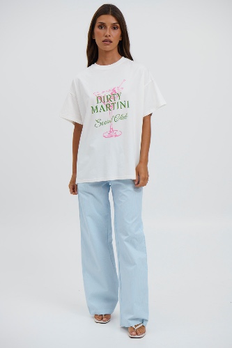 Dirty Martini Top White