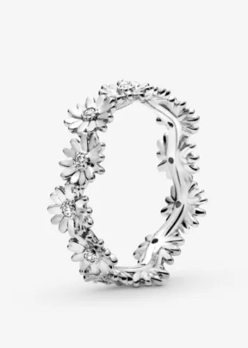 Bague Couronne Marguerite Scintillante